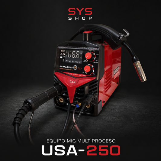 Equipo mig usa multiprocesos+ accesorios
