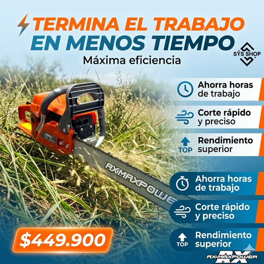 Motosierra rx max power
